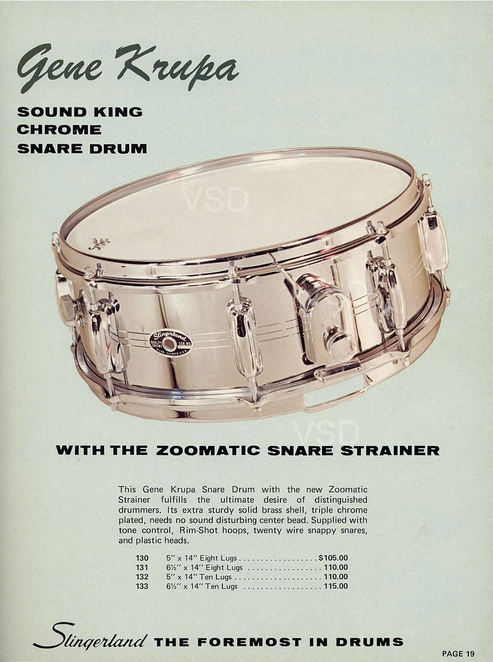 Slingerland sound king snare clearance